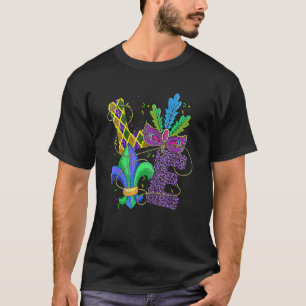Cute Love Mardi Grass Cute Women Girl Mardi Gras C T-Shirt