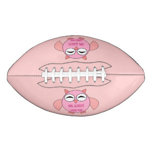 Cute Love Message Owl Football American Football