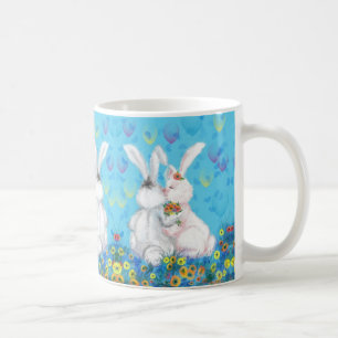 Cute Love Mug Kiss Bunny Hug - Kiss