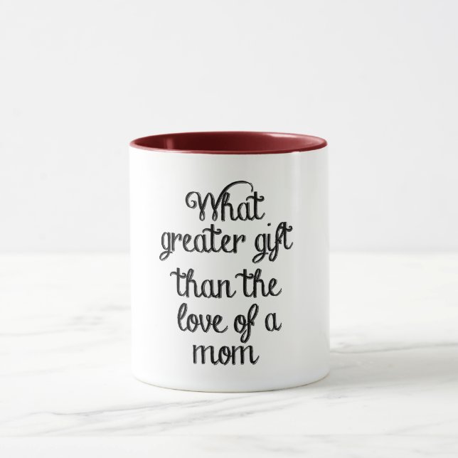 cute love of a mum mother's day gift coffee mug (Center)