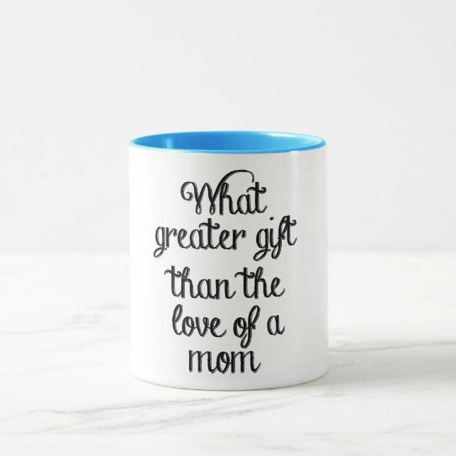 cute love of a mum mother's day gift coffee mug (Center)