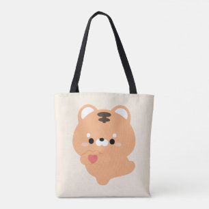 Cute Love Tiger Tote Bag