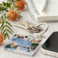 Cute Love You 'Daddy' Custom Photo Collage Heart