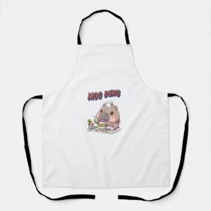 Cute loveable Moo Deng baby fat hippopotamus Tank Apron