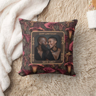 Cute Lovebird Relationship Throw Pillow For In-Law
