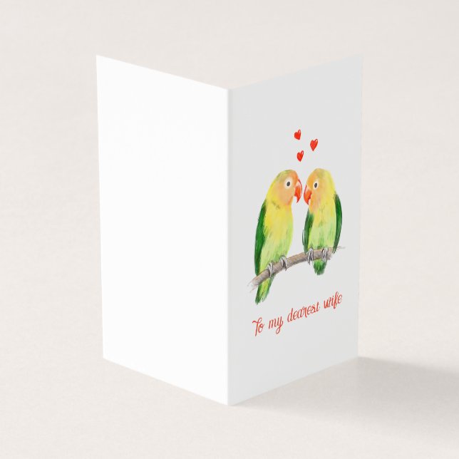 Cute lovebirds (Outside)