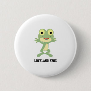 Cute Loveland Frog 6 Cm Round Badge