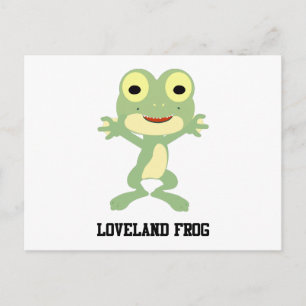 Cute Loveland Frog Postcard