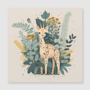Cute lovely giraffe in the garden