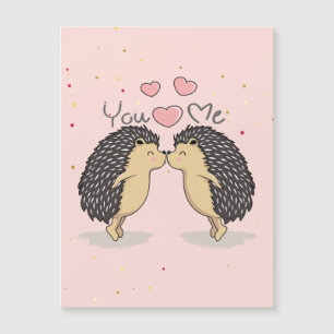 Cute Lovely Kissing Hedgehogs