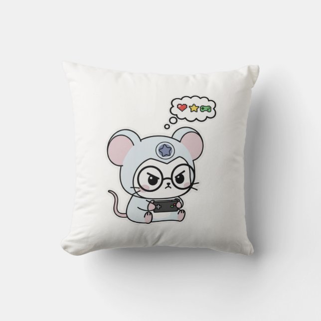 Cute lovely little adorable mouse cushion (Front)