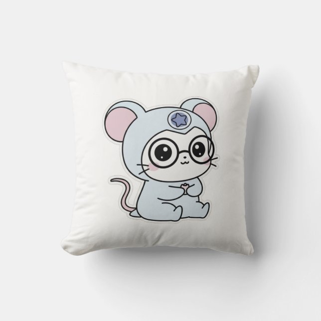 Cute lovely little adorable mouse cushion (Front)