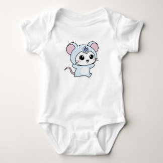 Cute lovely little mouse baby bodysuit