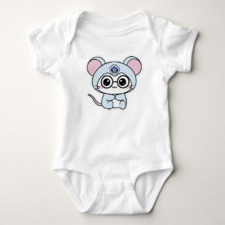 Cute lovely little mouse baby bodysuit