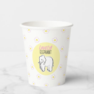 Cute lovely pink. paper cups