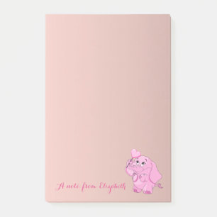 Cute Lovely  Stylish Girly ,Baby Elephant Post-it Notes