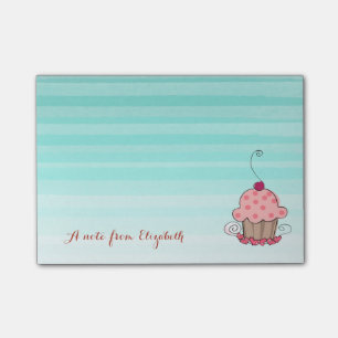 Cute Lovely Stylish Girly , Cupcake Post-it Notes