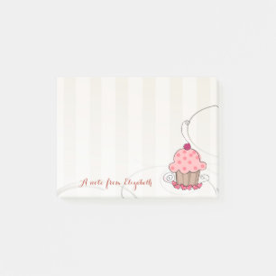 Cute Lovely Stylish Girly , Cupcake Post-it Notes