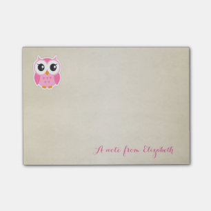 Cute Lovely Stylish Girly ,Owl Post-it Notes