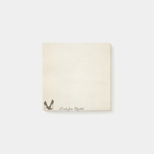 Cute Lovely  Stylish, High Heels Post-it Notes (Front)