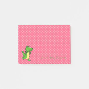 Cute Lovely  Stylish ,Polka Dots,Happy Crocodile Post-it Notes