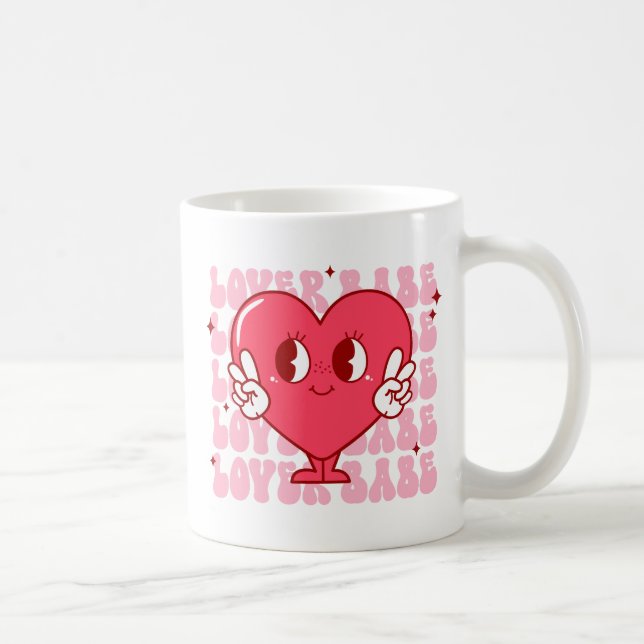 Cute Lover Babe Heart Coffee Mug (Right)