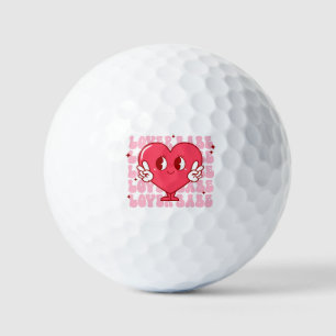 Cute Lover Babe Heart Golf Balls