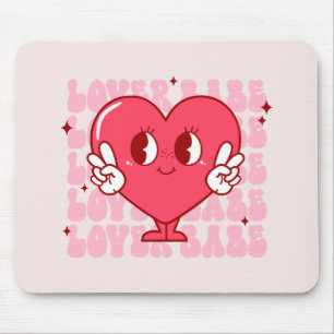 Cute Lover Babe Heart Mouse Mat