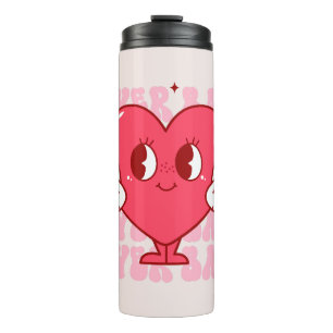 Cute Lover Babe Heart Thermal Tumbler