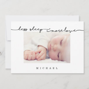 CUTE    Loving birth announcement card • Quote
