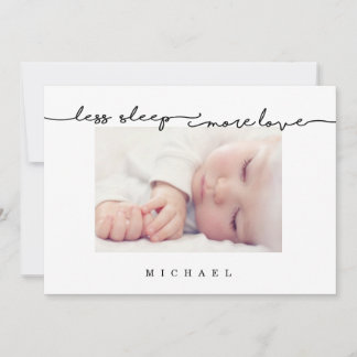 CUTE |  Loving birth announcement card • Quote