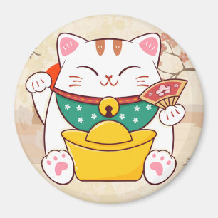 Cute Lucky Cat Magnet