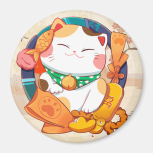Cute Lucky Cat Magnet