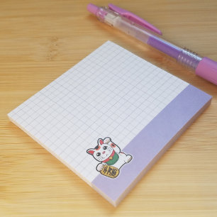 Cute Lucky Cat Post-it Notes