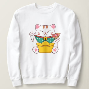 Cute Lucky Cat Sweatshirt