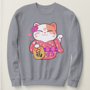 Cute Lucky Cat Sweatshirt