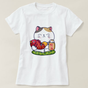 Cute Lucky Cat T-Shirt