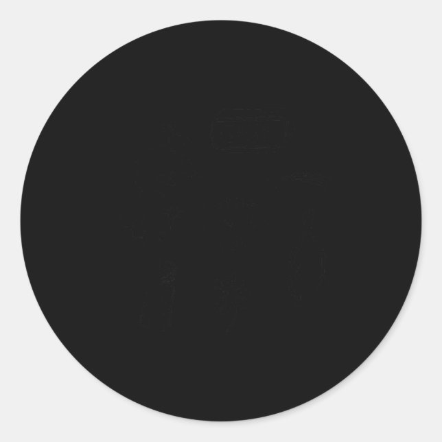 Cute Lucky Charm Collage  Classic Round Sticker (Front)