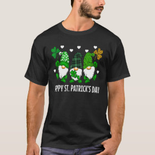 cute lucky gnome happy st patricks day family outf T-Shirt