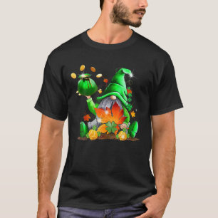 Cute Lucky Gnome Happy St Patricks Day Family Outf T-Shirt