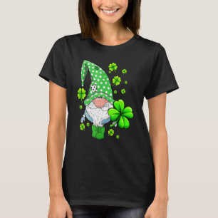 Cute Lucky Gnome Happy St Patricks Day Family Outf T-Shirt