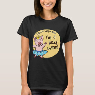 Cute Lucky Pig Happy New Years Eve T-Shirt