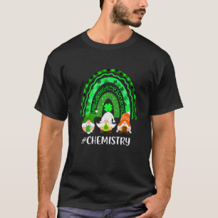 Cute Lucky Rainbow Chemistry Gnome Leopard Happy S T-Shirt