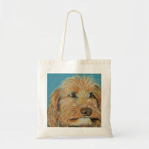 Cute Lulu Dog Painting Tote Bag