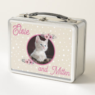 Cute lunch box with your favourite cat, dog or pet