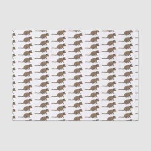 Cute luwak civet cartoon illustration tissue paper