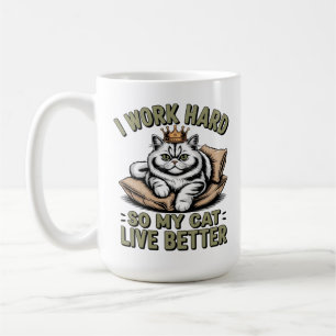 Cute Luxury Cat Mom mug coffe for Women