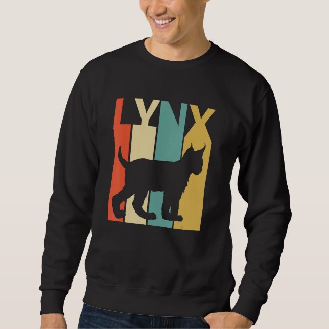 Cute Lynx cat Animal Sweatshirt (Front)