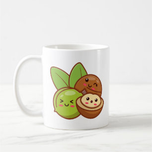 Cute Macadamia Nuts Coffee Mug
