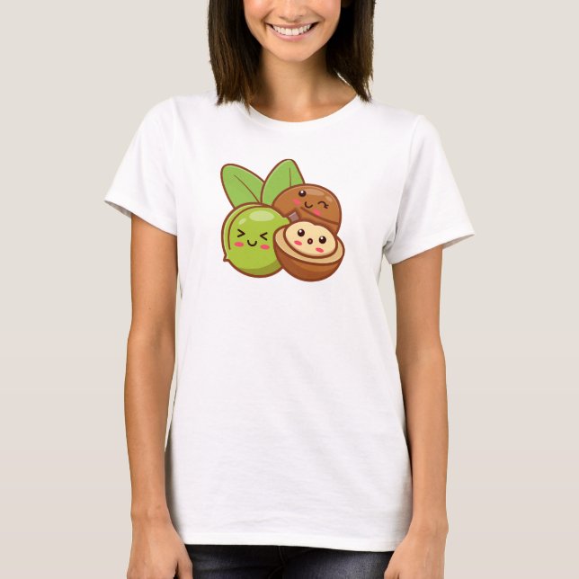 Cute Macadamia Nuts T-Shirt (Front)